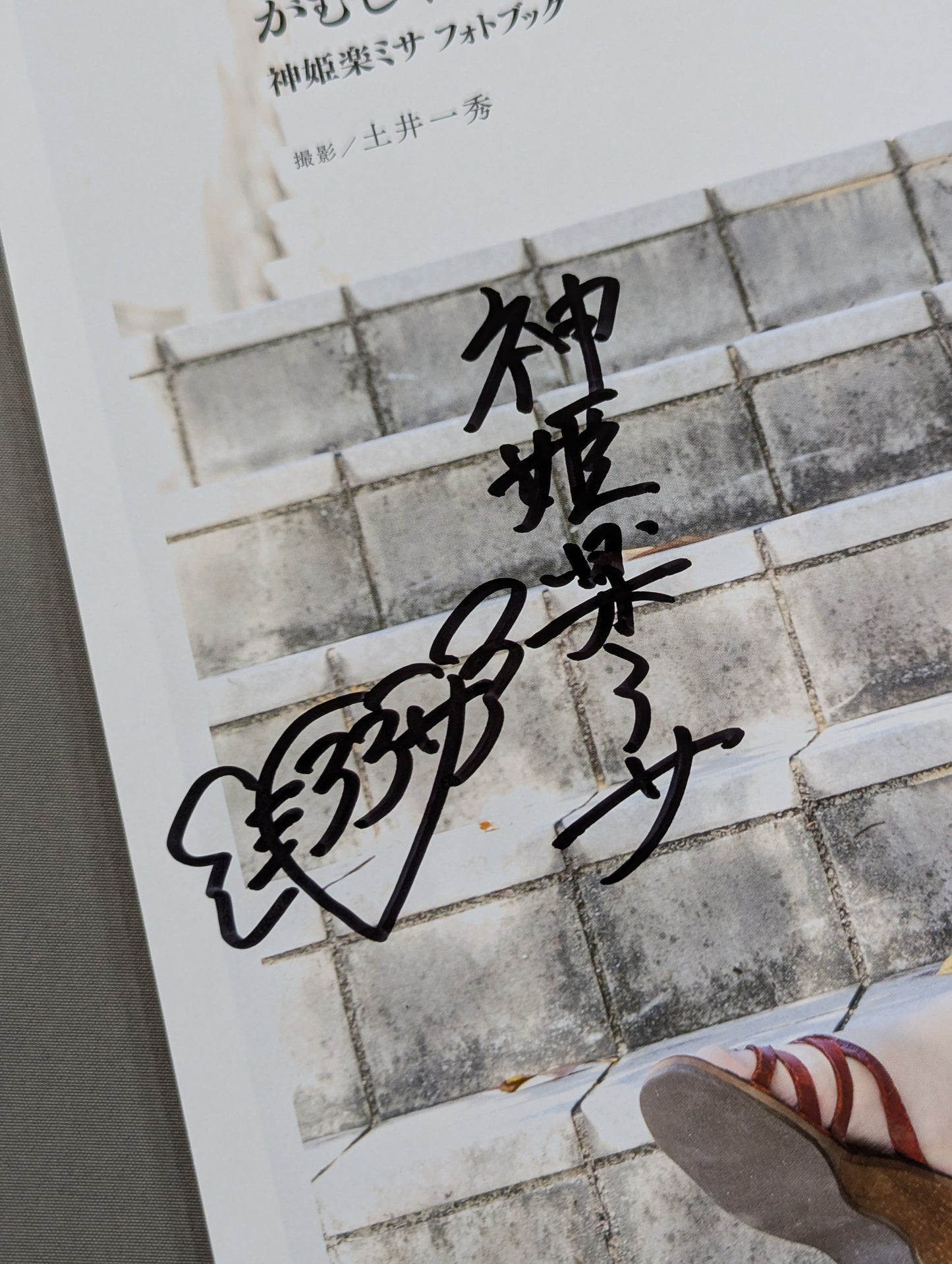 【直筆サイン入り】神姫楽ミサ フォトブック NUMERO２「がむしゃらプリンセス」