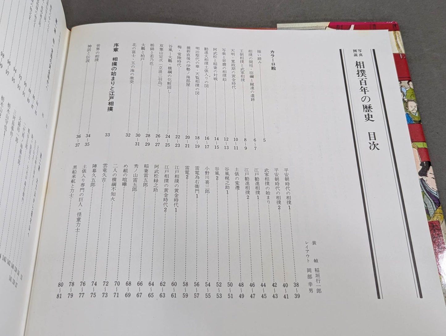 Photo illustration 100 years of history of sumo wrestling