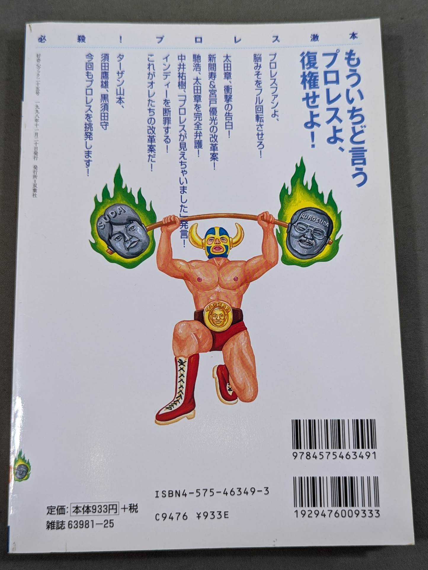 必殺！プロレス激本2 もういちど言う プロレスよ、復権せよ！