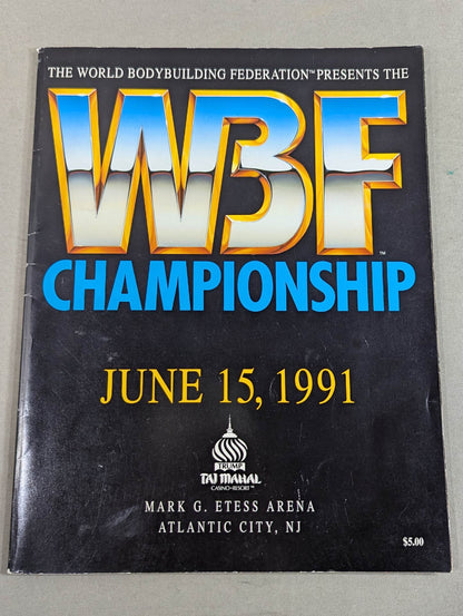 THE WBF CHAMPIONSHIP  / JUNE 15､1991