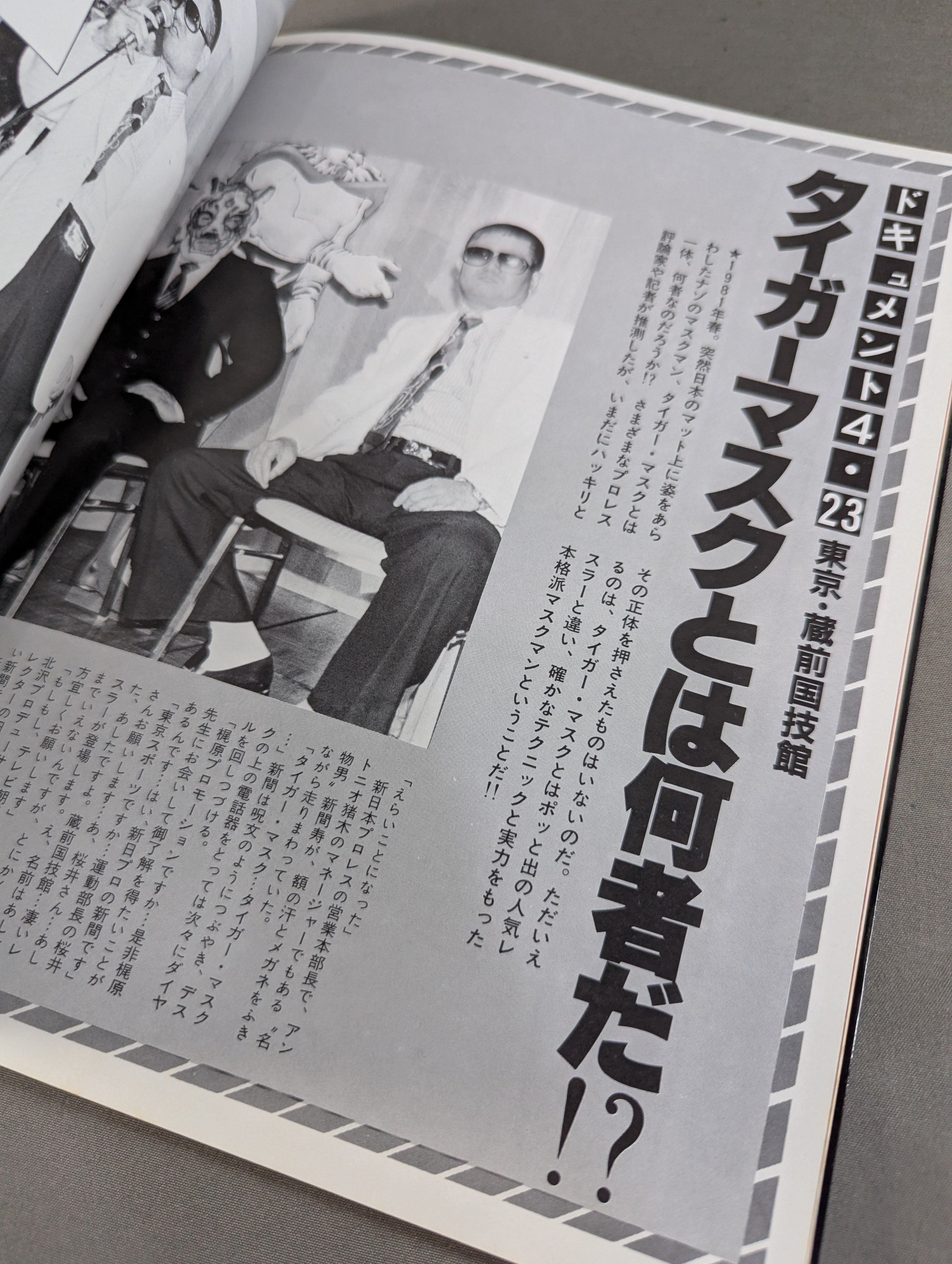 タイガーマスク写真集 テレビ朝日ゴールデンアルバム – 闘道館