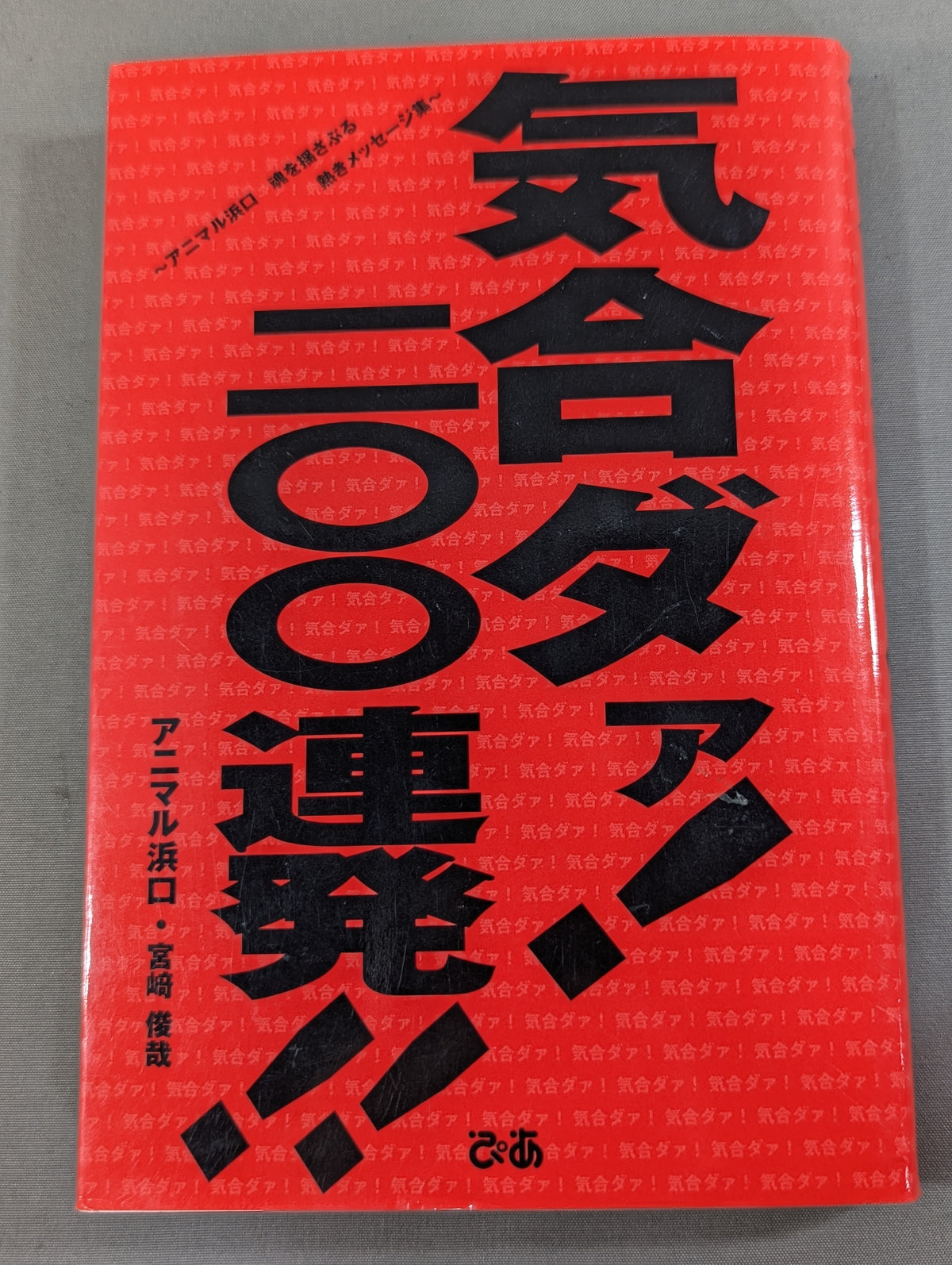 Give it your all! 200 shots in a row!! A collection of passionate messages that shake the soul of Animal Hamaguchi