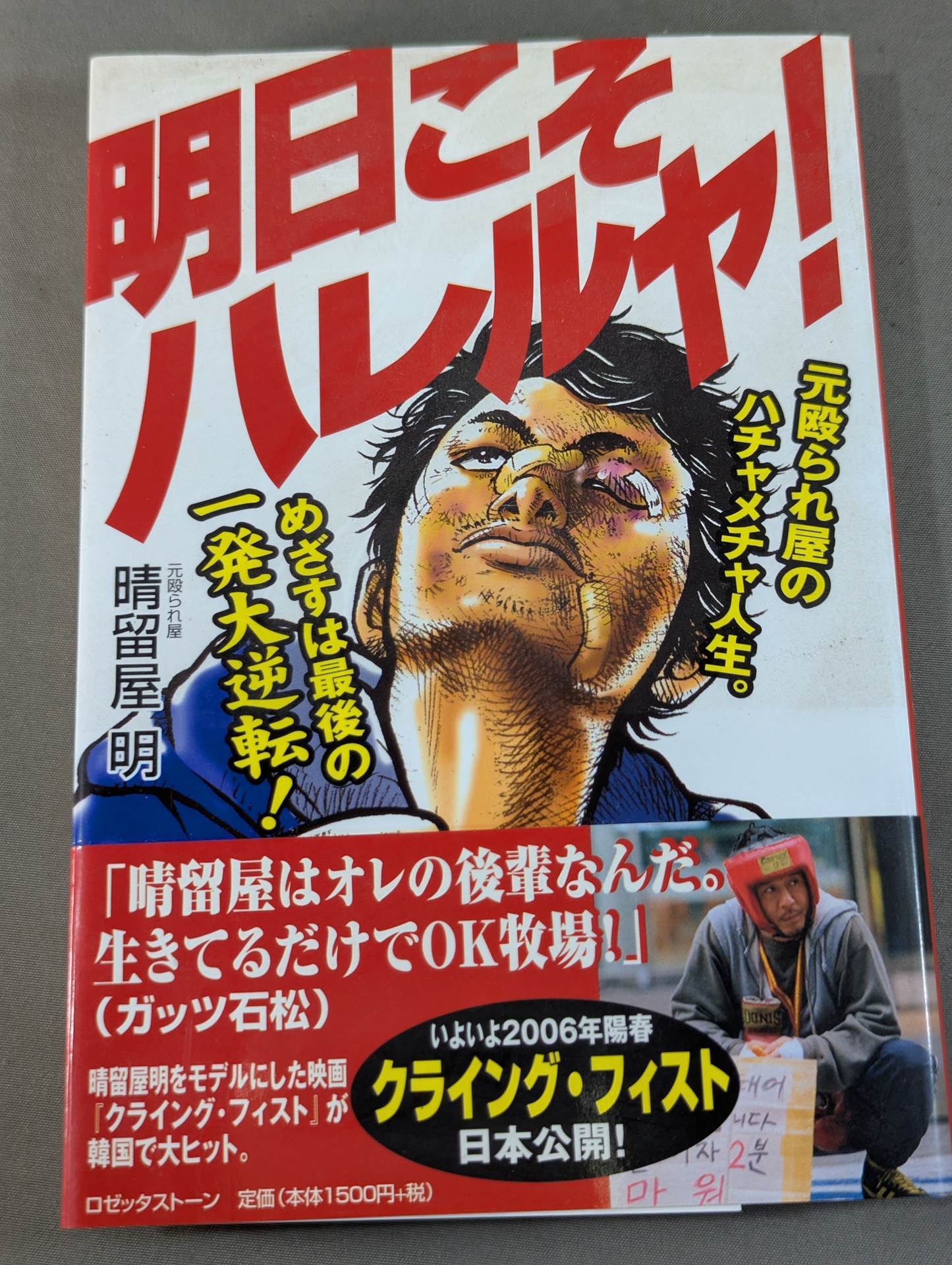 [Author hand signed autograph ] Hallelujah tomorrow!  The chaotic life of a beater. The goal is to make a big comeback with one last shot!