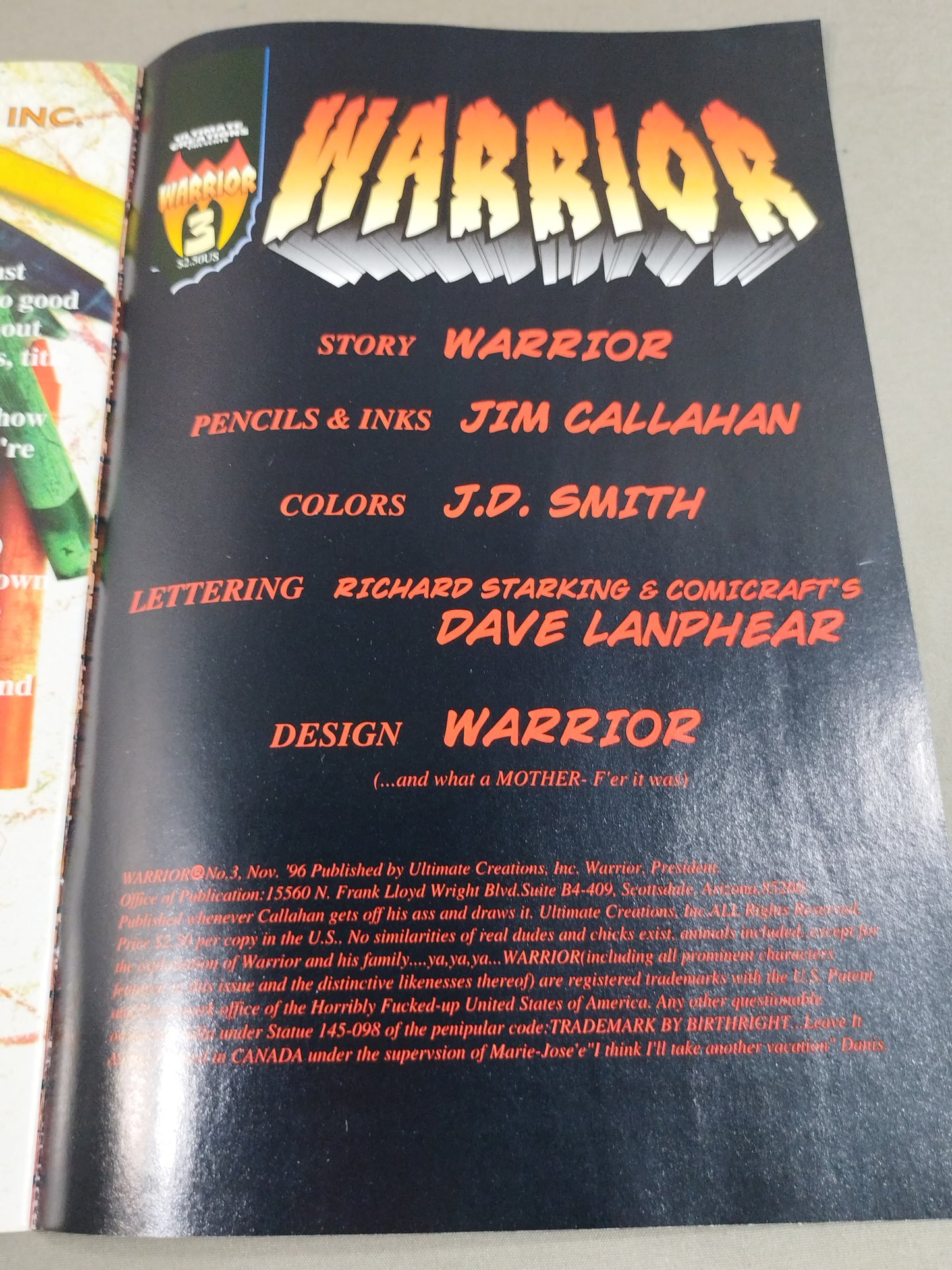 WARRIOR Vol.3