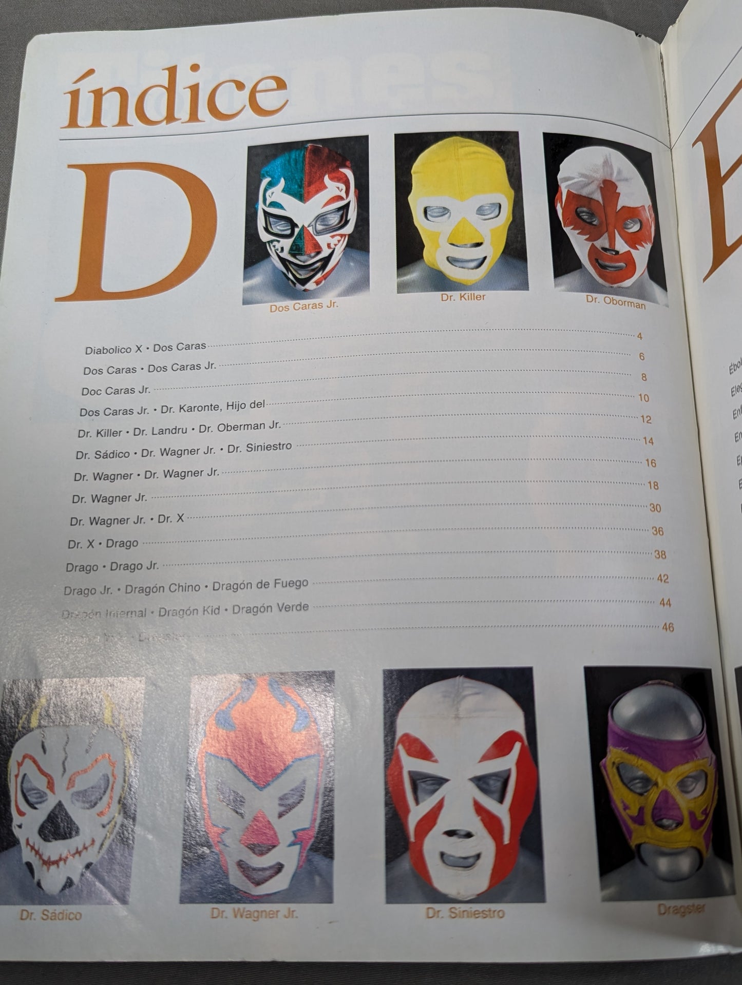 Enciclopedia de MASCARAS NUMERO 10