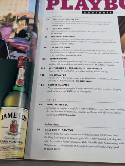 PLAYBOY May 2003 ★WWE Wrestling GODDNESS TORRIE WILSON★