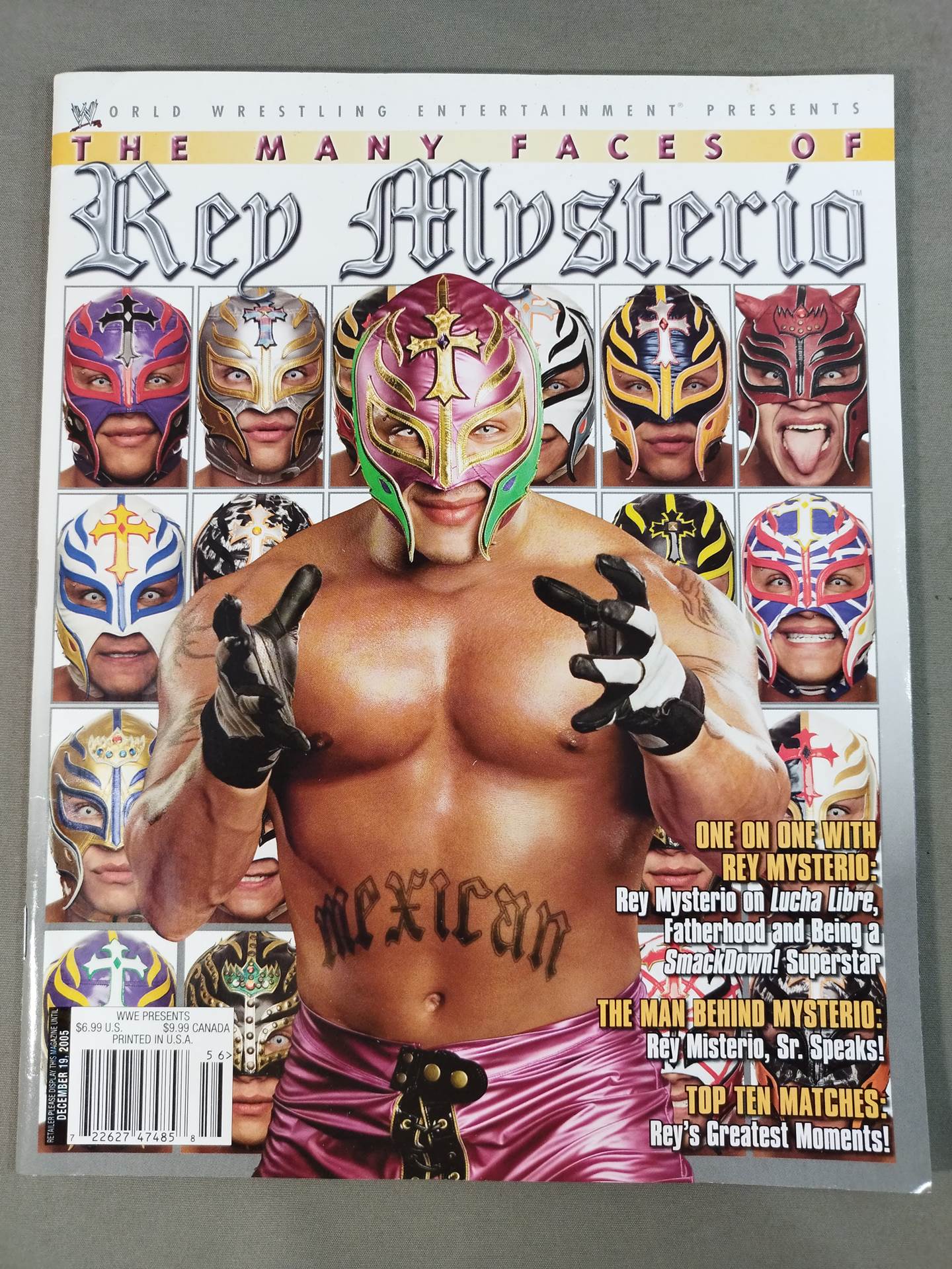 THE MANY FACES OF Rey Mysterio