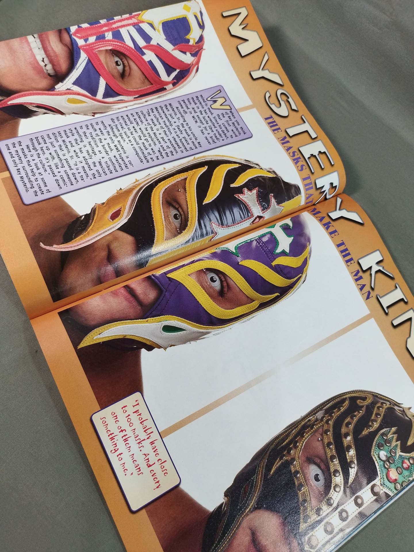 THE MANY FACES OF Rey Mysterio