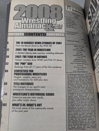 THE WRESTLING ALMANAC BOOK OF FACTS 2008