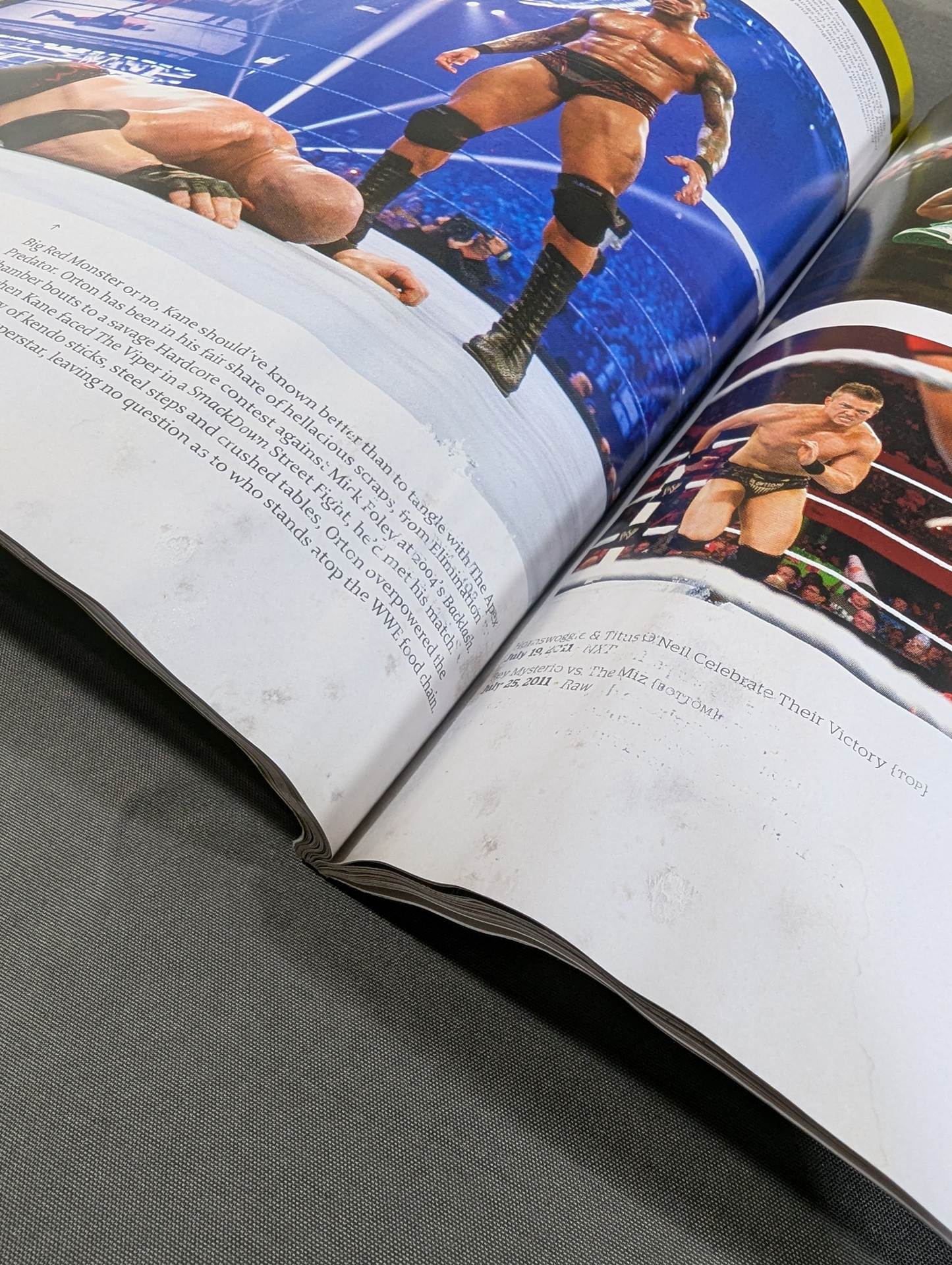 WWE THE YEAR IN PHOTOS 2011