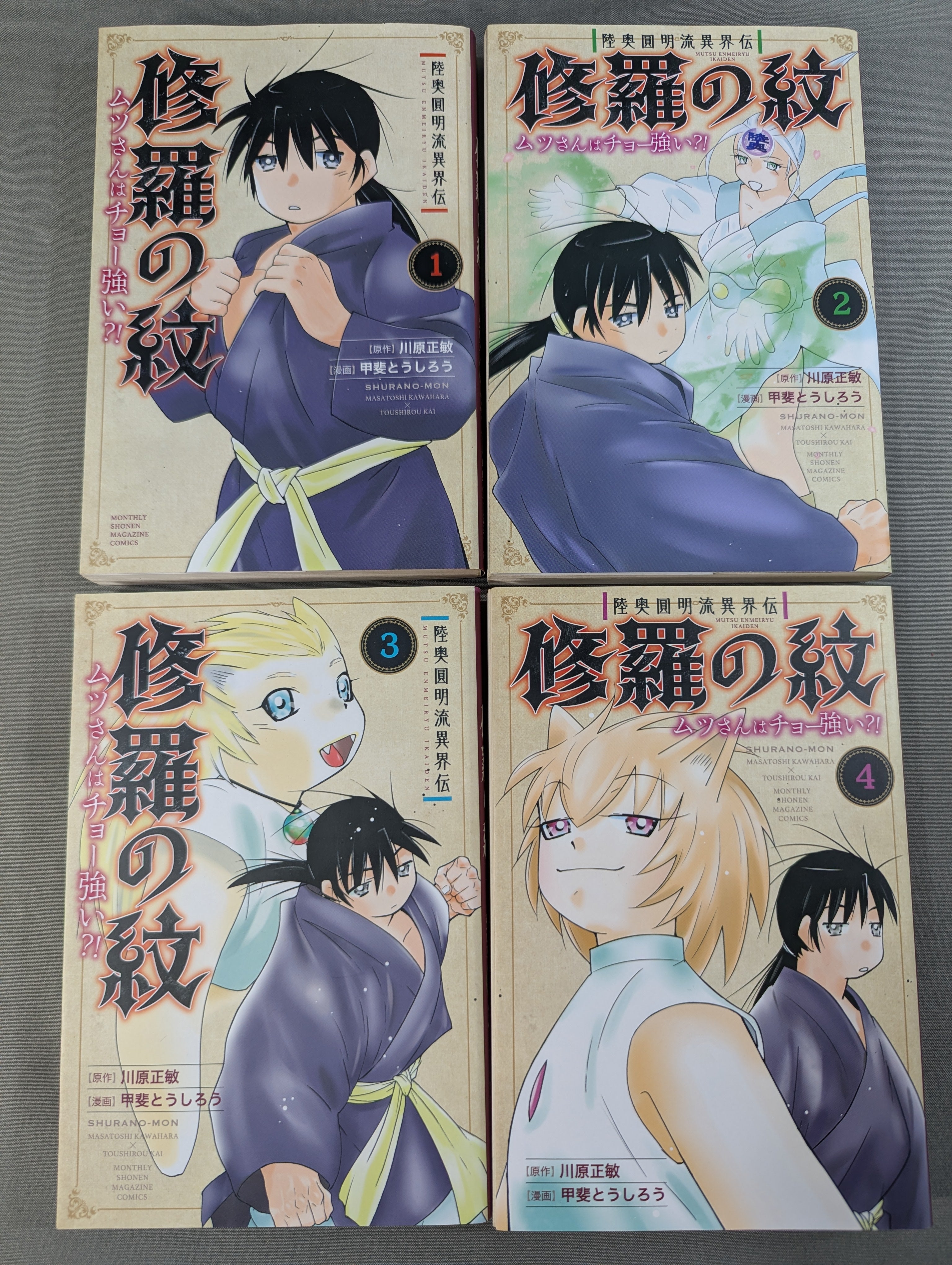 ⭐︎美品⭐︎ 修羅の紋　ムツさんはチョー強い⁈ 既刊全巻17巻セット 既刊全17巻セット】陸奥圓明流異界伝 修羅の紋 ムツさんはチョー強い