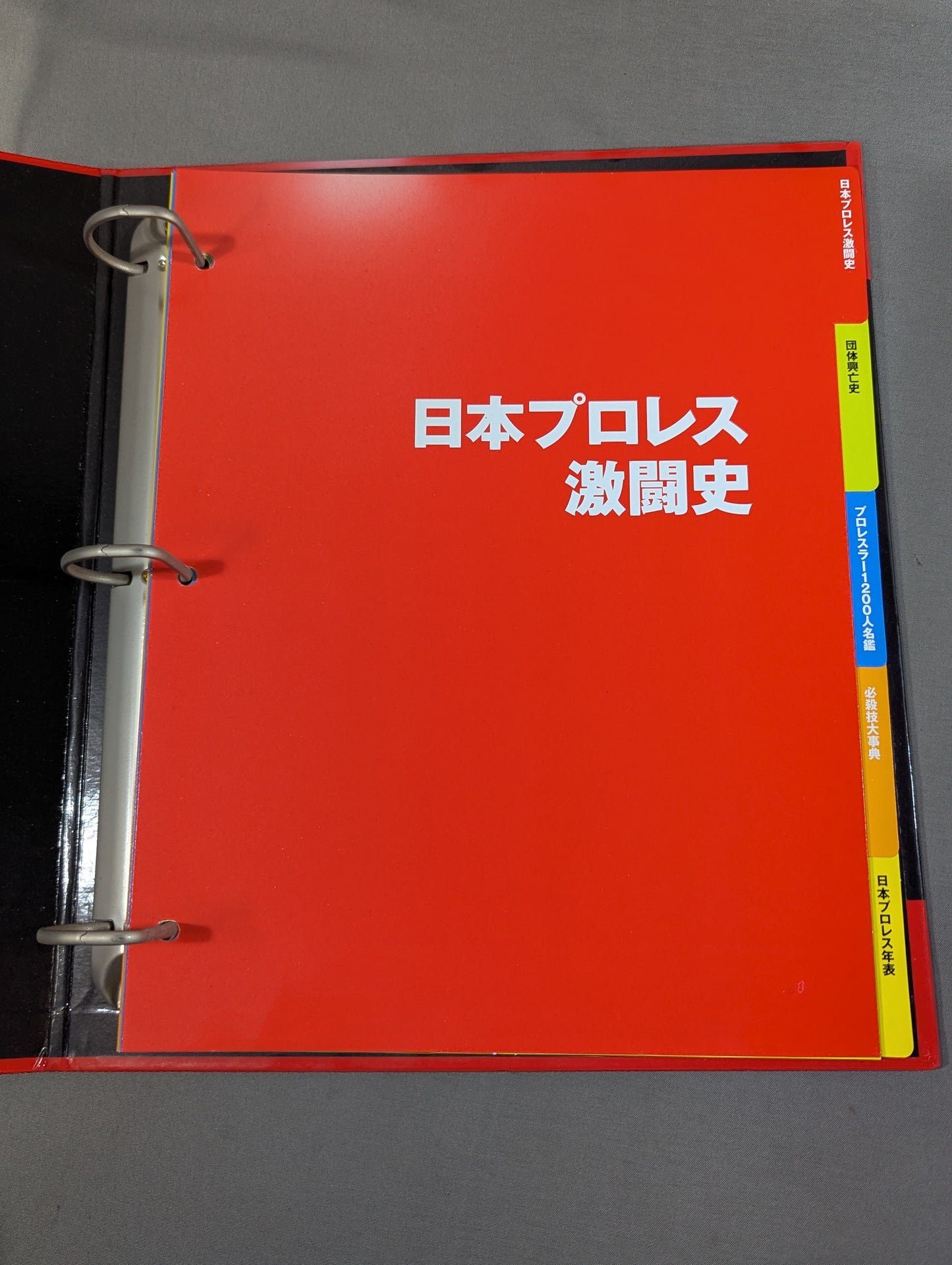 日本プロレス激闘60年史 専用バインダー 2個セット
