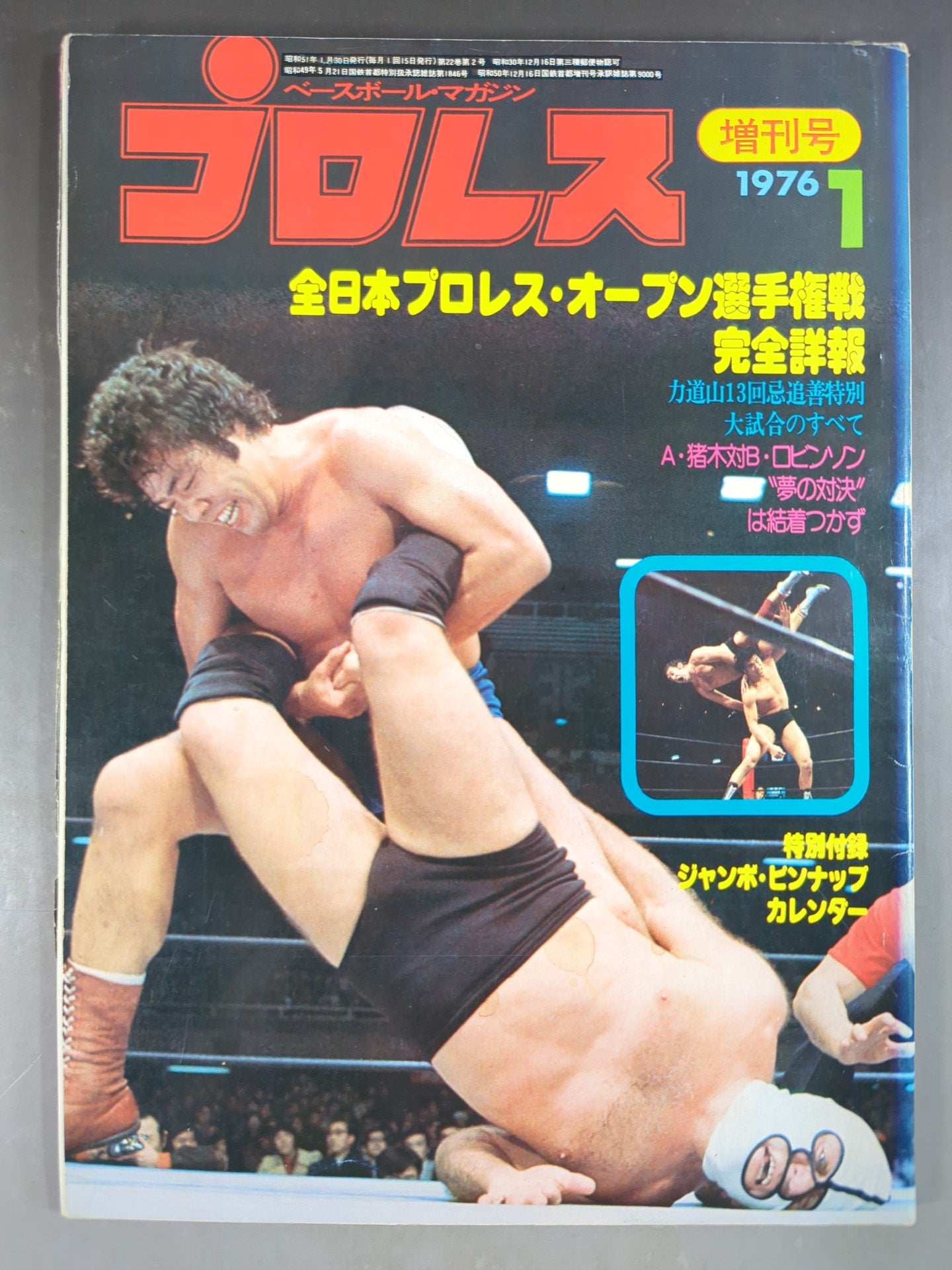月刊プロレス 1976年1月号増刊