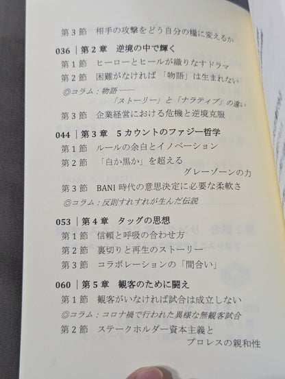 プロレス思考  BANI時代のナラティブを導く・リングの知