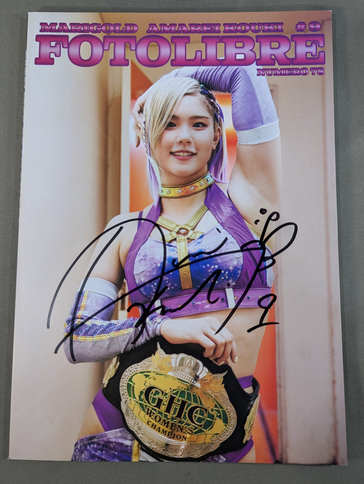 【天麗皇希 直筆サイン入り】FOTOLIBRE de Mascara Numero.78