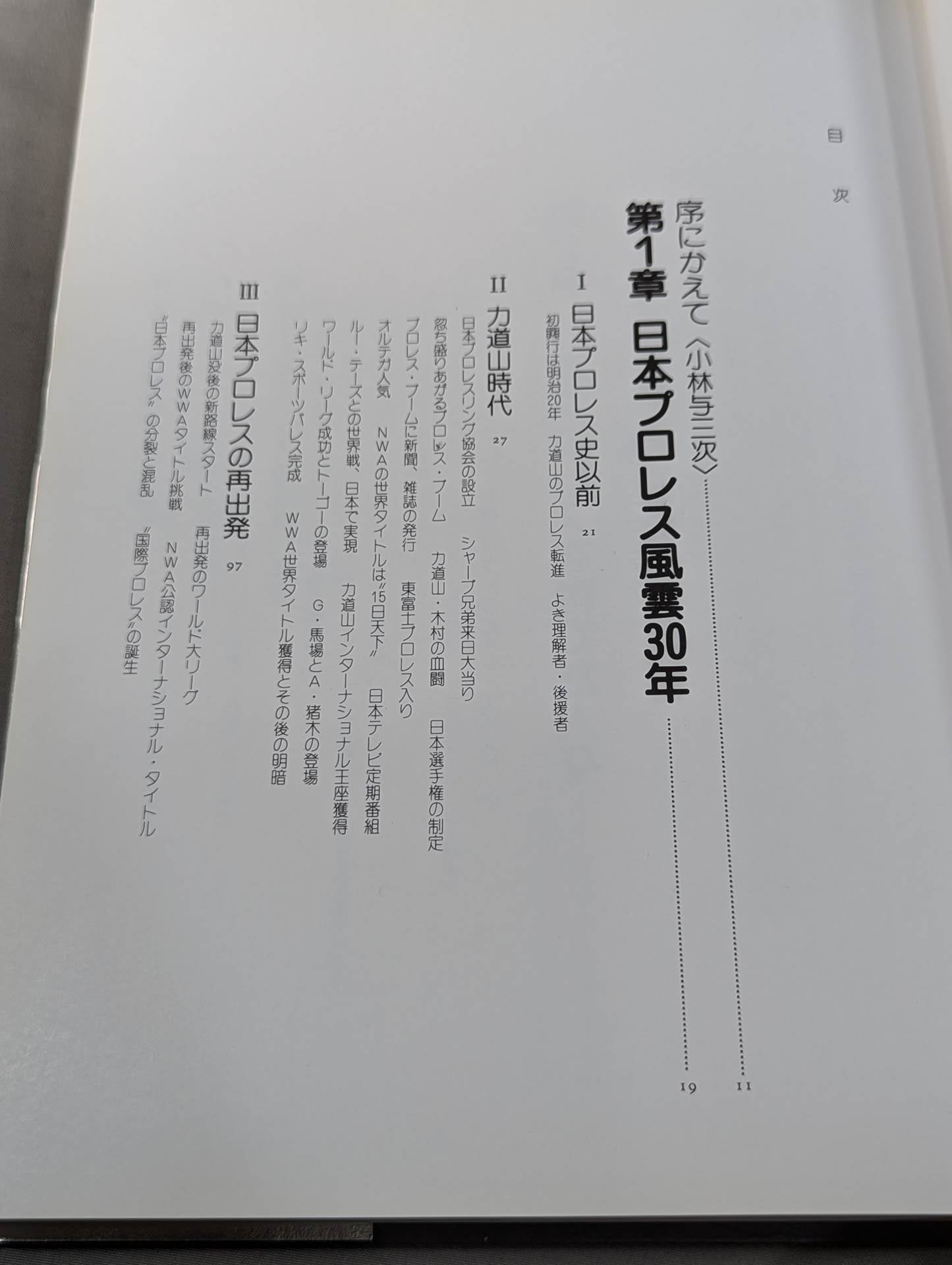 Japan Pro Wrestling  30-year history