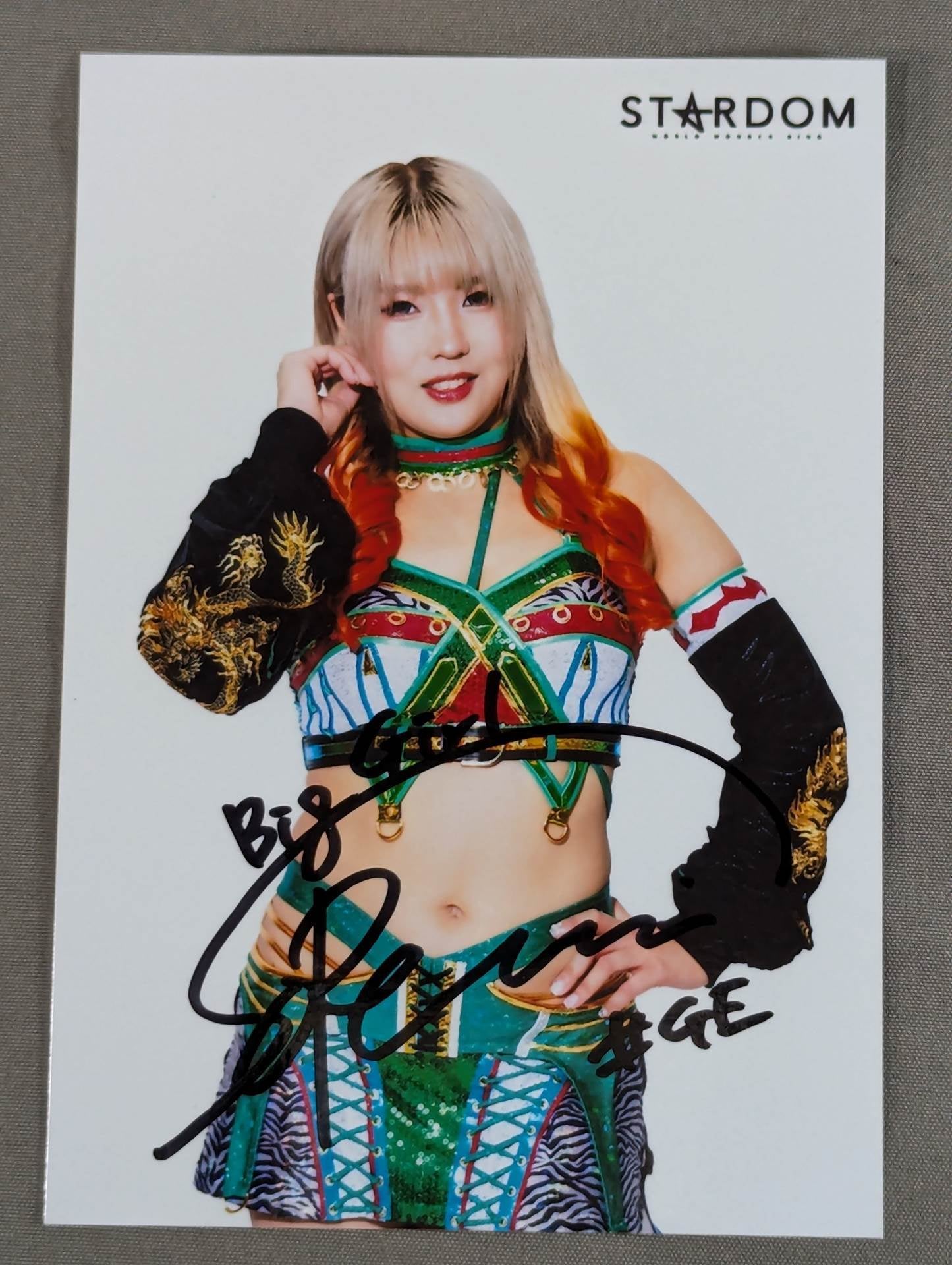 壮麗亜美 直筆サイン入り ブロマイド(A-1)