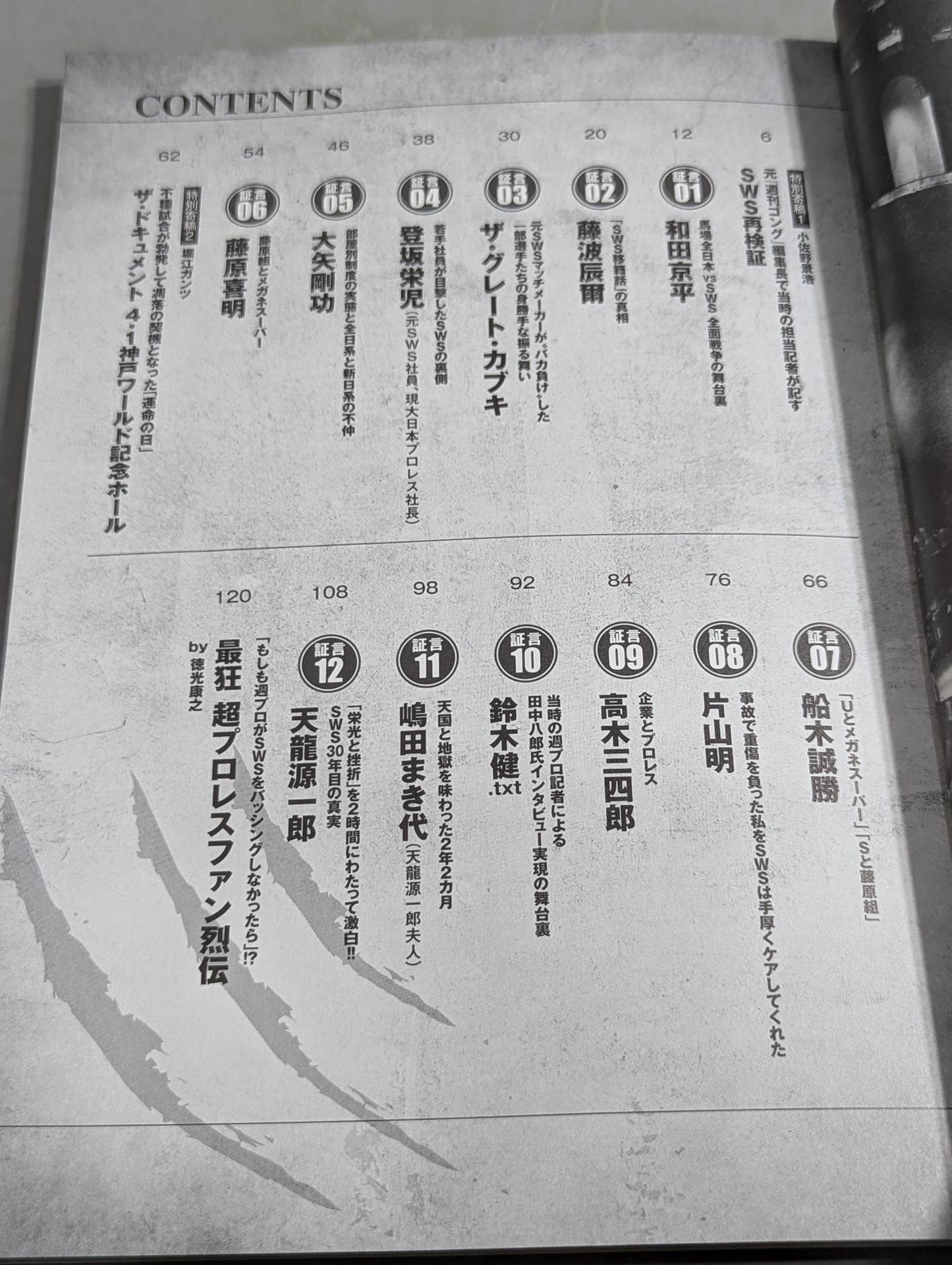 俺たちのプロレス Vol.15 SWS 30年目の真実