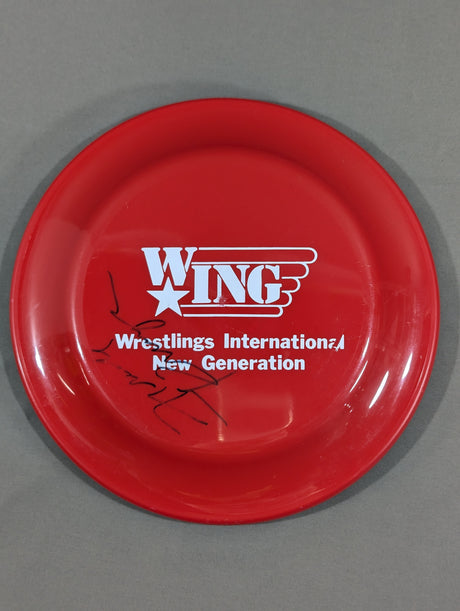 【フレディ・クルーガー 直筆サイン入り】W☆ING フリスビー(レッド×ホワイト)