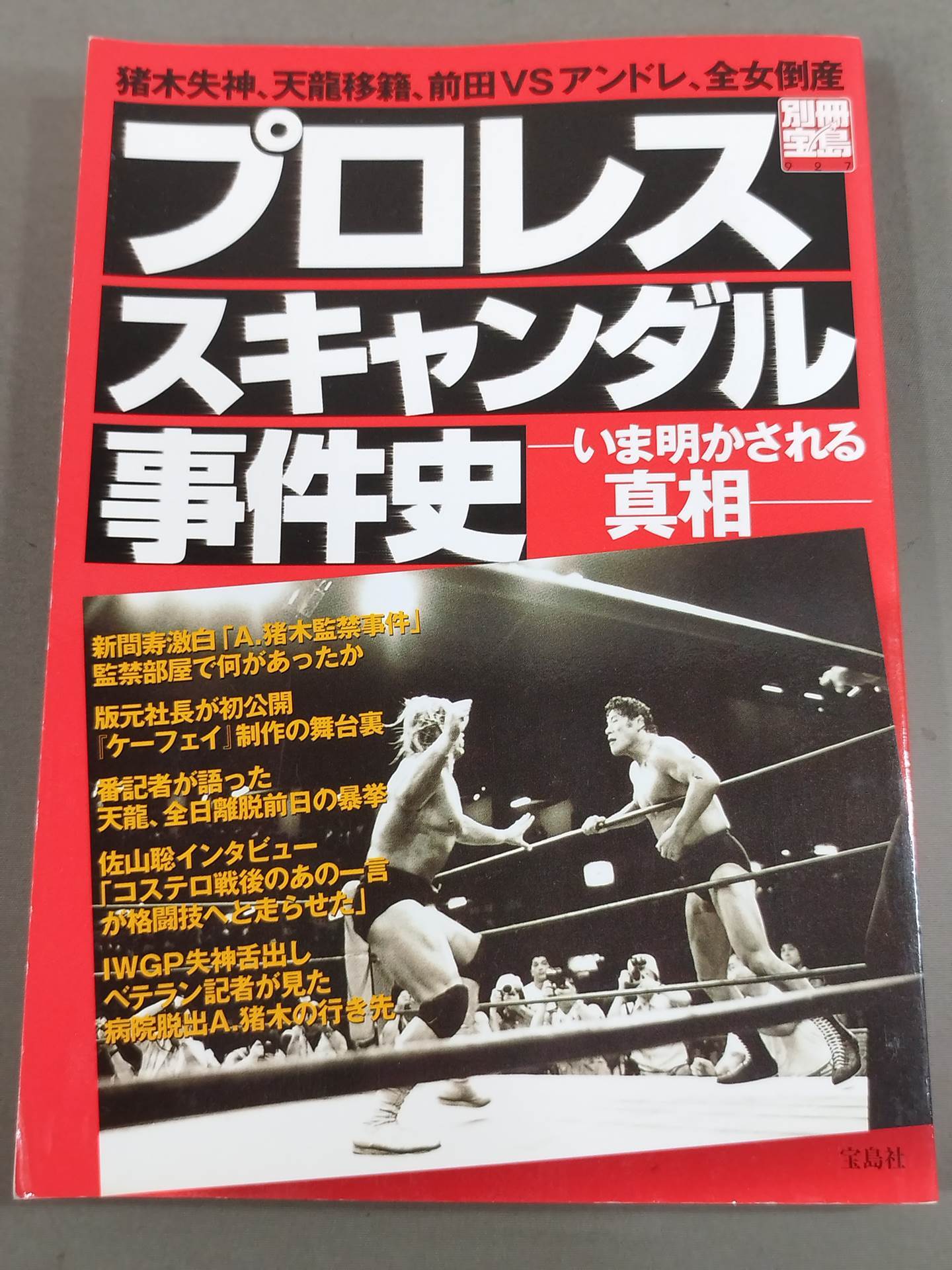 Separate volume Treasure Island 927 Pro Wrestling  Scandal Case History - The Truth Now Revealed -