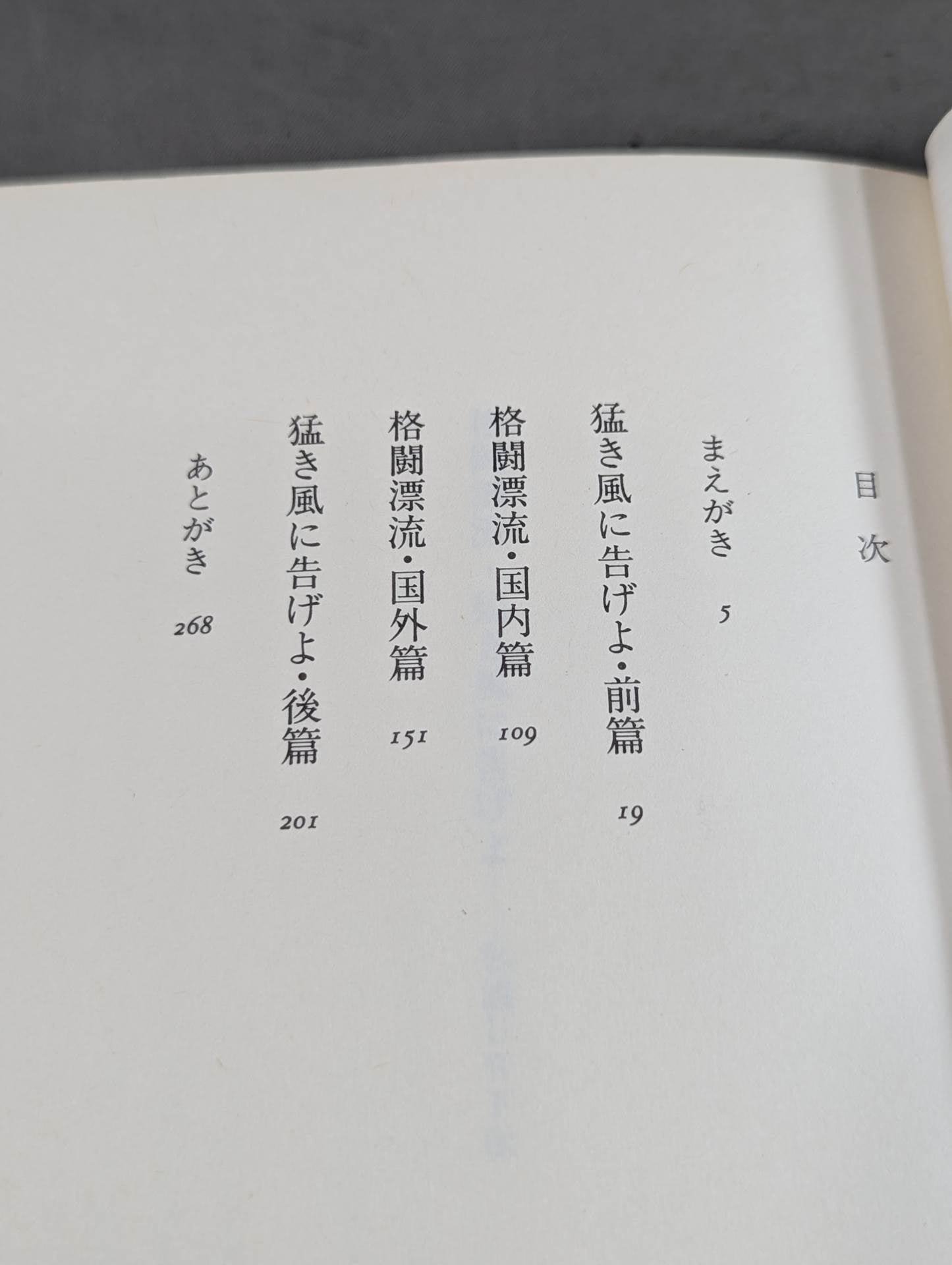 格闘漂流・猛き風に告げよ －私設UWF伝－