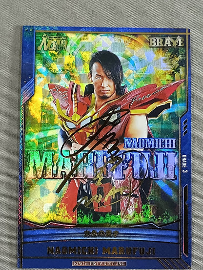 Naomichi Marufuji  / Ark Genius Foil Stamping Sign SP Card