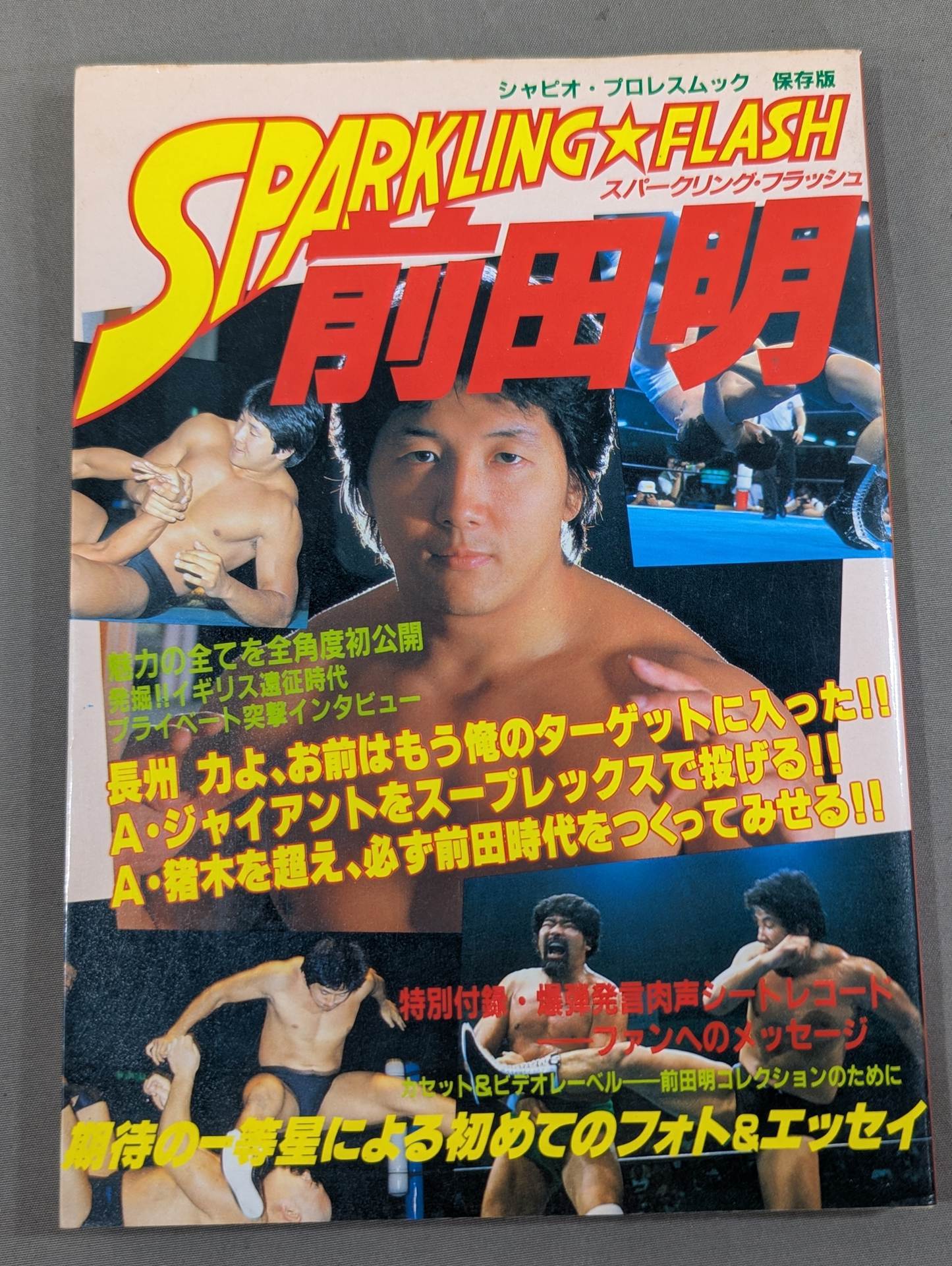 Sparkling Flash Akira Maeda I will be the Pro Wrestling King! !