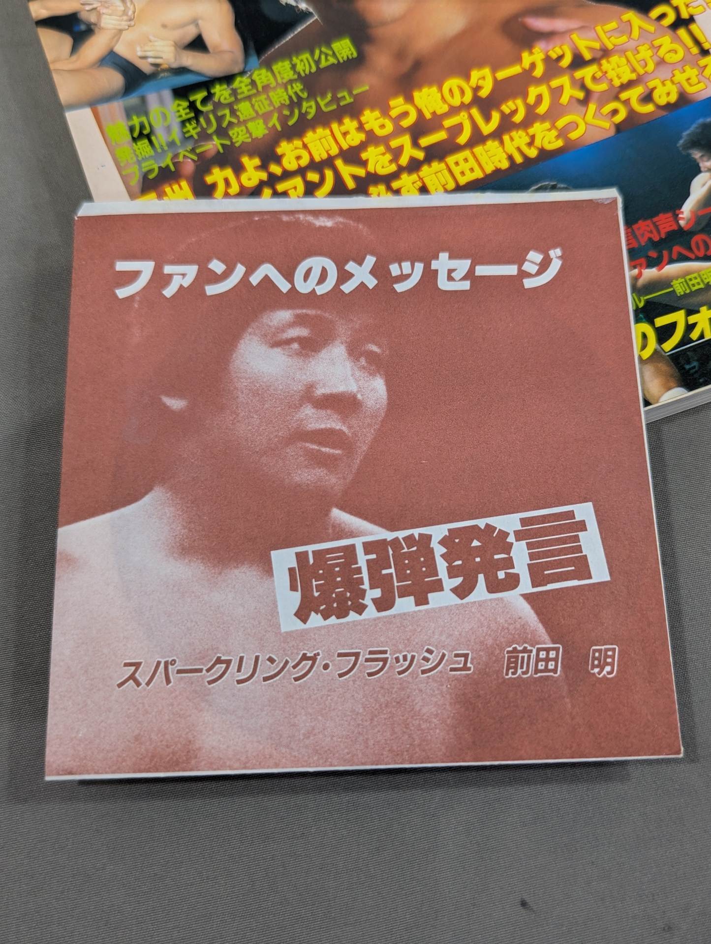Sparkling Flash Akira Maeda I will be the Pro Wrestling King! !