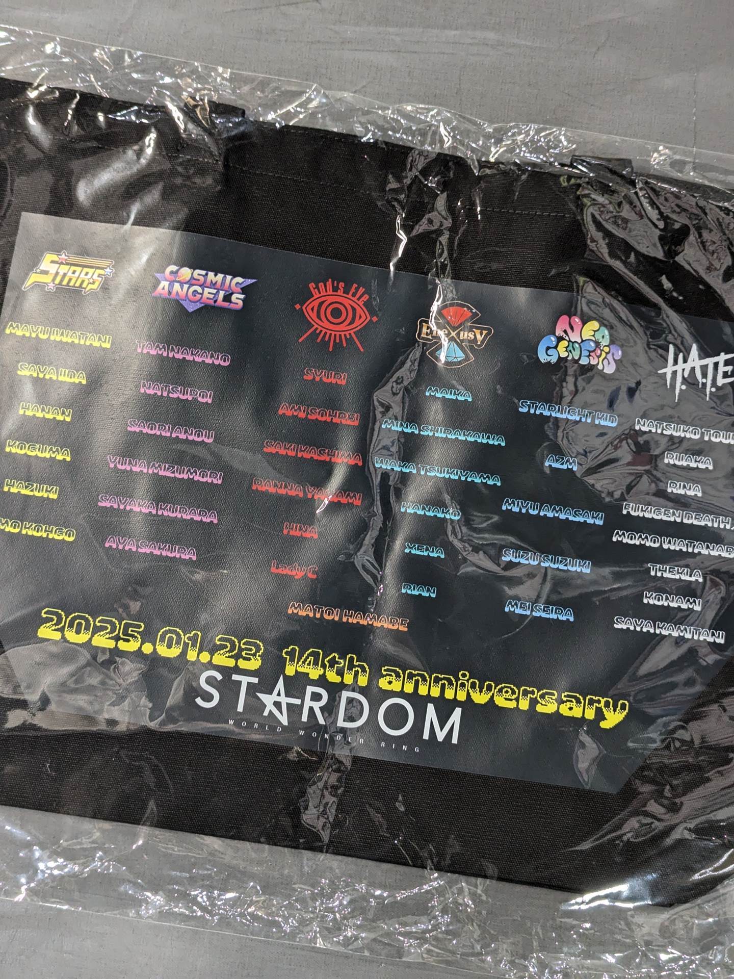 STARDOM「14th anniversary」トートバッグ