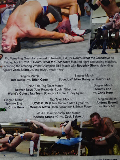 PWG DON’T SWEAT THE TECHNIQUE