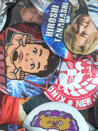 新日本プロレス 缶バッジいろいろセット