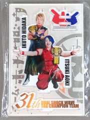 【イベント限定、完売品】Free! ハイスピード旭&郁弥　アクキーセット 青木いつ希＆日高郁人「31th DUAL SHOCK WAVE TAG CHAMPION TEAM