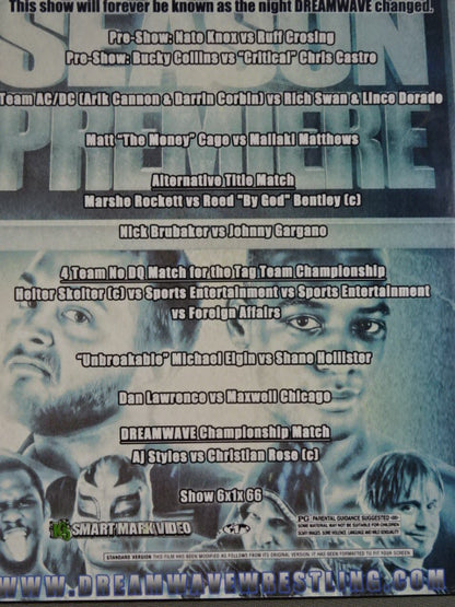 DREAMWAVE Wrestling  SEASON PREMIERE