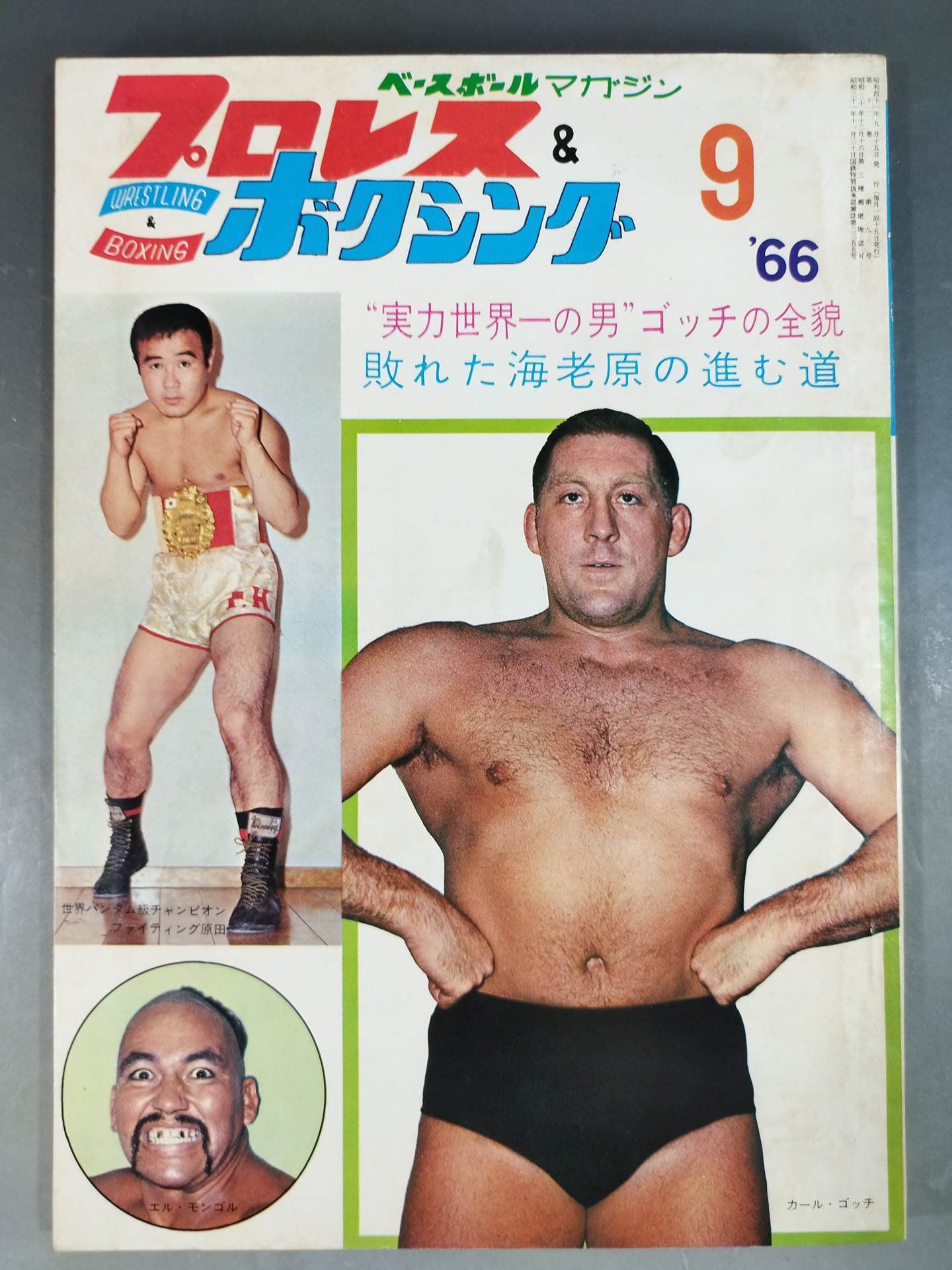 プロレス&ボクシング 1966年9月号 – 闘道館