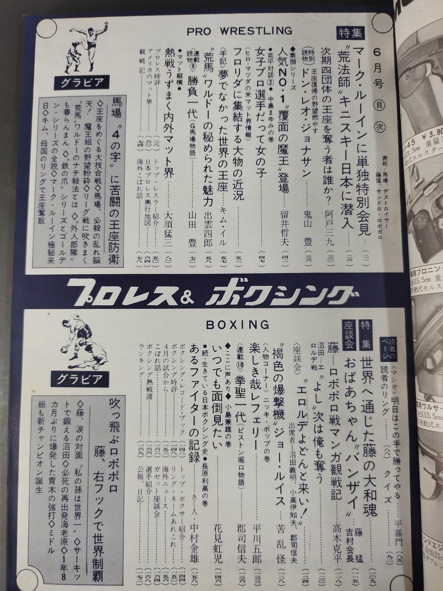 プロレス&ボクシング 1967年全巻 12冊 - メルカリ
