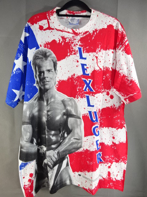★The Narcissist★ Lex Luger T-shirt (ALL OVER PRINT 1993)