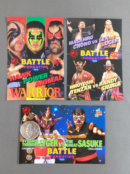 新日本プロレス「BATTLE FORMATION ’96」ポストカードセット