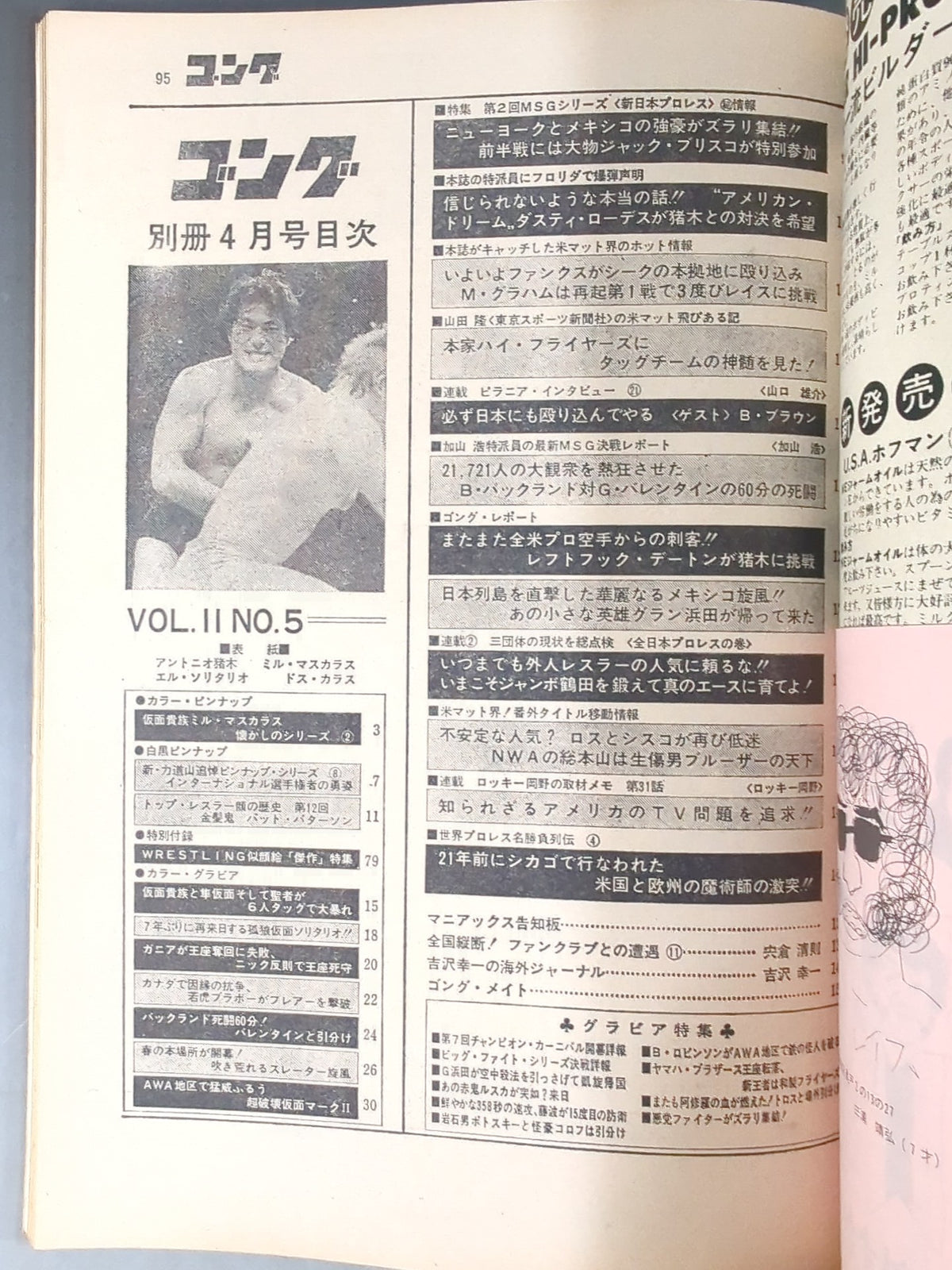 別冊ゴングVol.11 No.5