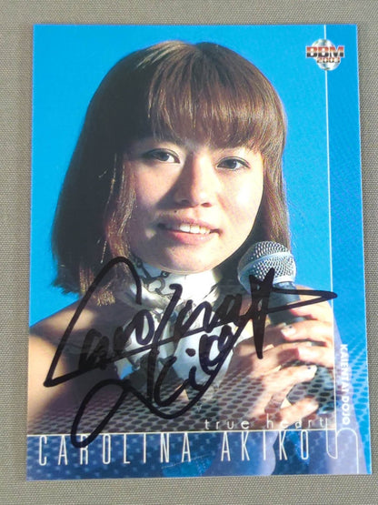 2003 BBM Carolina Akiko Official autographed card