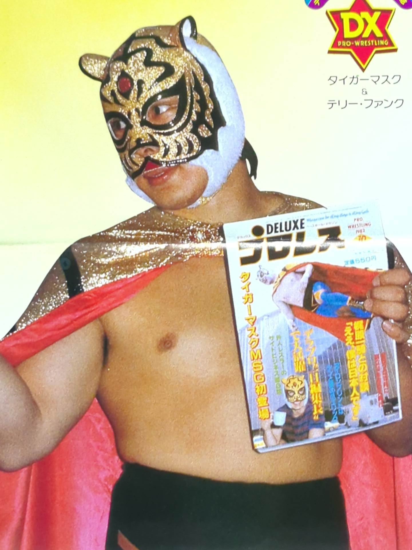 The Original Tiger Mask & Terry Funk Magazine Appendix Poster