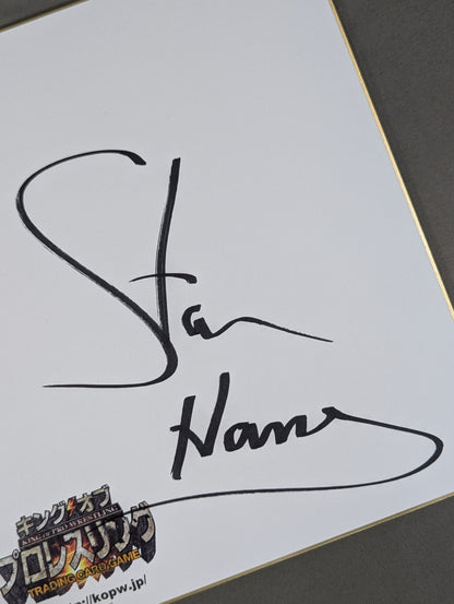 スタン・ハンセン(キングオブプロレスリング専用色紙)