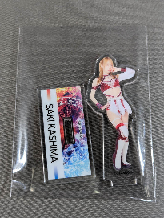 鹿島沙希 ミニアクリルスタンド① WORLD WONDER RING STARDOMくじ2025