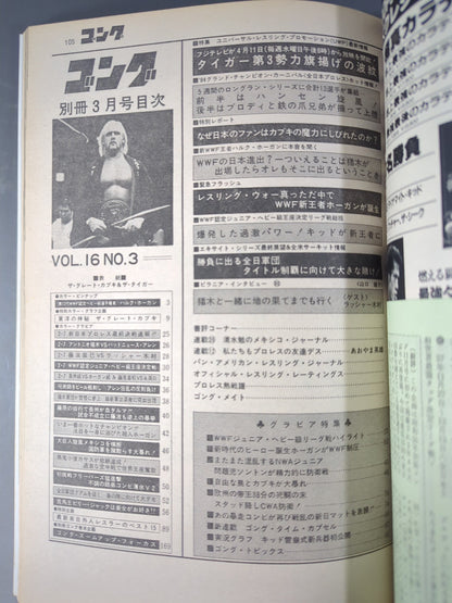 別冊ゴングVol.16 No.3