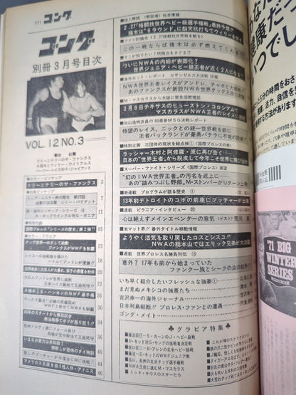 別冊ゴングVol.12 No.3