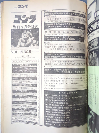 別冊ゴングVol.15 No.5