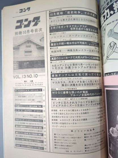 別冊ゴングVol.13 No.10