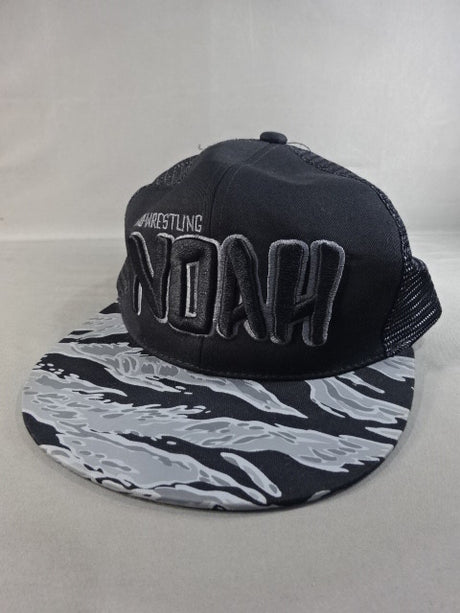 ★4 fighters hand signed autograph ★ NOAH Cap (Black× Grey Camo)