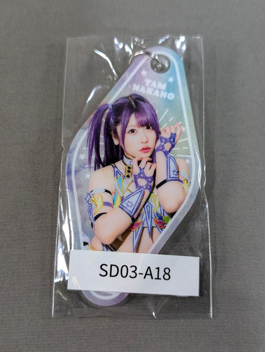 Tam Nakano  STARDOM × Web Pong Acrylic Motel Keychain