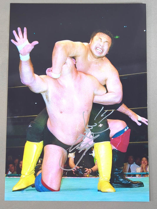 Toshiaki Kawada hand signed autograph  Pro-Photo (A-2)