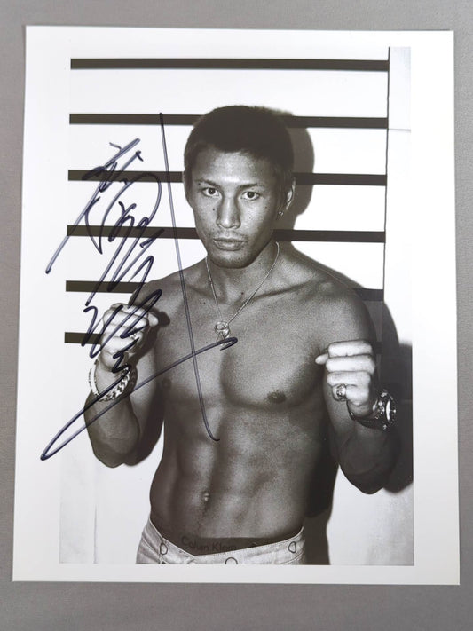Masato  hand signed autograph Black and White Pro-Photo 